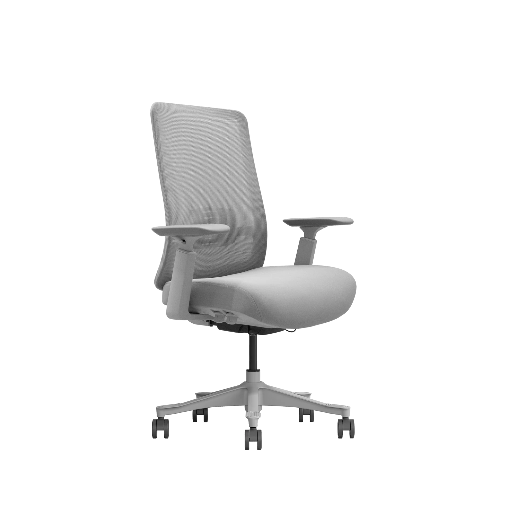 Grey Mid Back Desk Chair